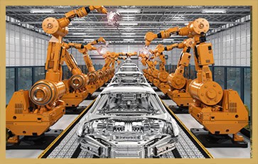 Chaîne de montage dans une usine de fabrication