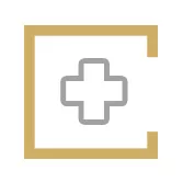 Icône d'une croix médicale